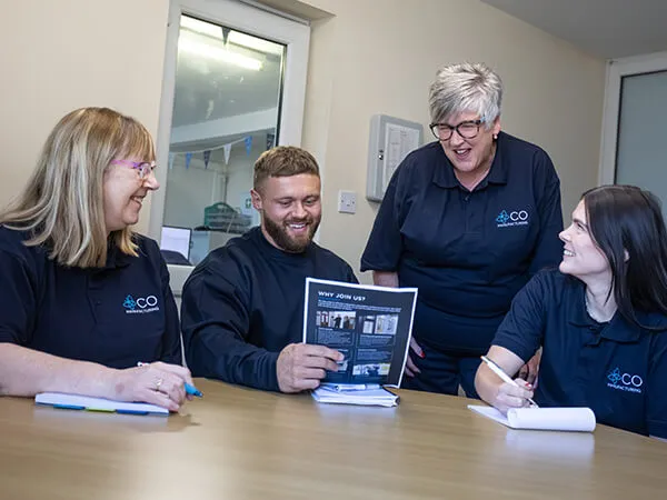 CO Manufacturing is Investors in People Accredited